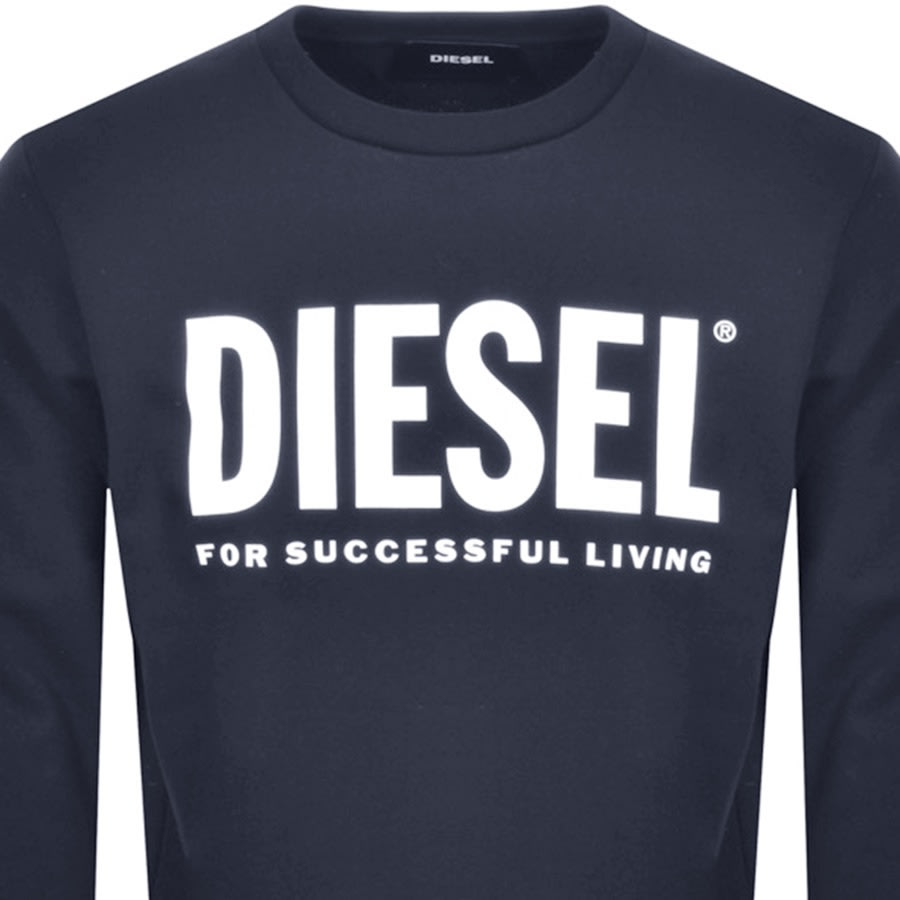 Alternative Image for ProductDiesel Division Sweatshirt Navy2